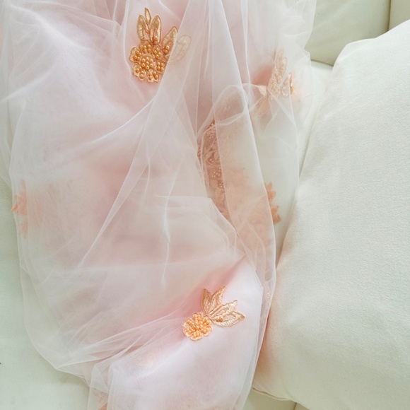 NEW Beautiful net reception saree  with saree jacket ( blouse) - Picture 5 of 16